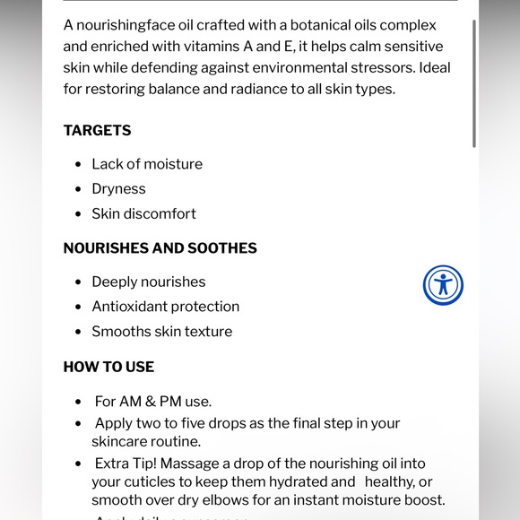 🌸 dr. b lab NOURISHING FACE OIL - Picture 5 of 5